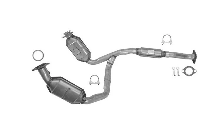 Fits 2009 TO 2020 GMC SAVANA 1500 2500 3500 Y pipe Catalytic Converters - Image 1 of 1