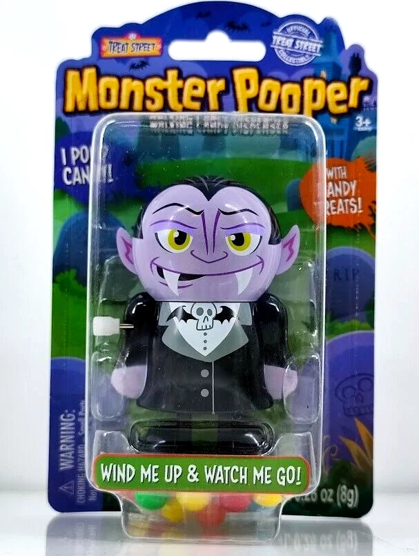 Treat Street Walking* Monster Pooper Candy Dispenser Halloween Mummy B1