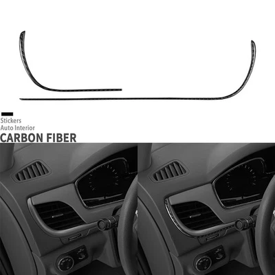 Cuadro de instrumentos de fibra de carbono real para Chevrolet Traverse 2013-17 Foto 1 de 4