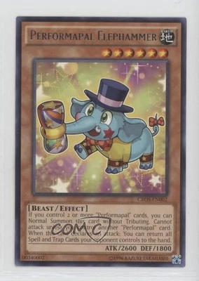 Performapal Elephammer Unlimited YuGiOh Crossed Souls Base Set #CROS-EN002 - Image 1 of 2