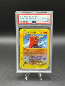 💥MAGCARGO Reverse Foil Holo #18/144 2003 Pokemon Skyridge PSA 10 GEM MINT💥 - Bild 1 von 2