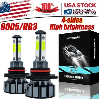 Pair 9005 HB3 LED Fog lamps Bulbs Kit Fit For Dodge Charger 2011-2014 2016-2021 - Image 1 of 4