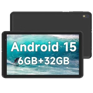 Tablet 7 inch Android 15.0 Tablet, 6GB+32GB ROM (1TB Expand), Quad-Core, WiFi... - Picture 1 of 7