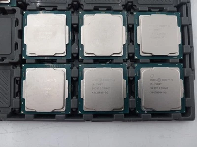 LOT OF 6 CORE i5-7500T SR337 PROCESSORS (PR661) - Image 1 of 2