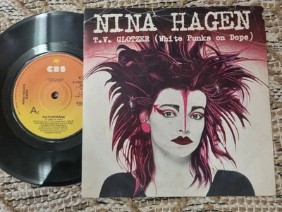 Nina Hagen Band – TV-Glotzer (White Punks On Dope) 1979 CBS PROMO 7” Foto 1 de 4