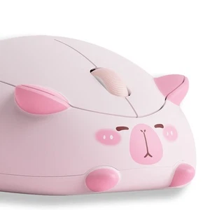 Akko Capybara Mouse, Kabellose Maus, 2.4GHz, Rosa - Afbeelding 1 van 9