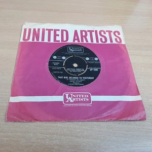 7" Single - Gene Pitney, That Girl Belongs To Yesterday, 1964, U/ARTISTS (UP 1045) - Bild 1 von 4