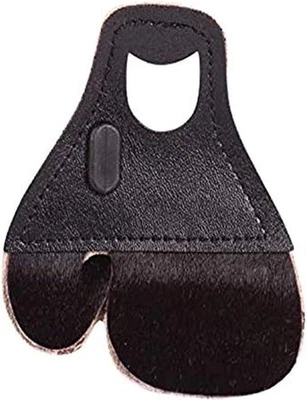 1/8" Leather Archery Finger Protector Tab for Recurve Bows, Right Hand - Image 1 of 4