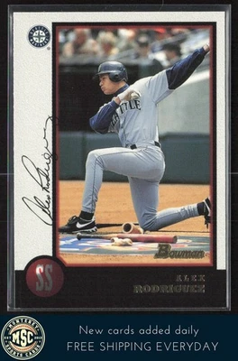 Alex Rodríguez 1998 Bowman #232 Seattle Mariners Foto 1 de 2