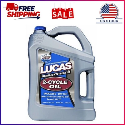 Lucas Oil 10115 полусинтетическое масло 2 цикла - кувшин 1 галлон - Изображение 1 из 3