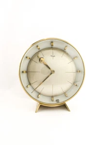 Kienzle table clock with 8 days movement art deco 40-50's - Picture 1 of 4