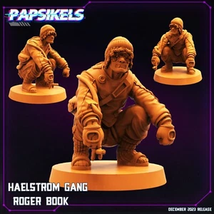 Haelstrom Gang Roger Book Papsikels Miniature Cyberpunk - Picture 1 of 1