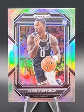 2023 Panini Prizm Draft Picks Basketball Dariq Whitehead RC Silver Prizm