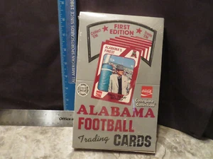 1989 Collegiate Collection Alabama fútbol primera edición caja de cera-- Namath & Starr - Imagen 1 de 6