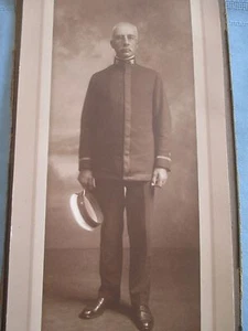 Vintage Photo of Officer in Uniform - Marine Corps? General? - 13 3/4" x 5 3/8" - Imagen 1 de 11