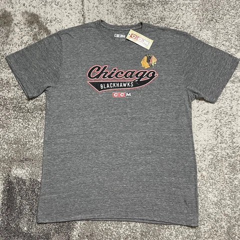 NWT CCM NHL Chicago Blackhawks Hockey Shirt Mens XL Cover