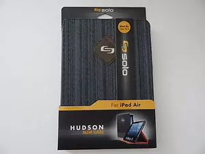 SOLO Hudson Slim Case for iPad Air & iPad Air 2 Black/Orange New New - Picture 1 of 1