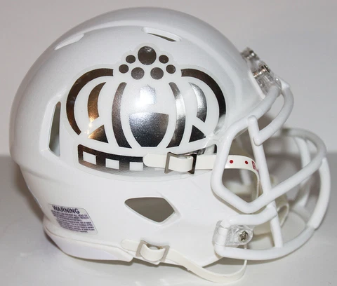 2018 JMU Dukes James Madison University Custom Riddell Mini Helmet vs WM Cover