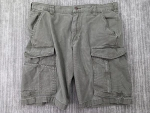 CARHARTT Mens Relaxed Fit Ripstop Cargo Shorts Gray Green Size 34 Work Wear - Picture 1 of 11