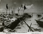 Aftermath Of A Battle Tarawa Atoll 1943 Wwii Old Photo