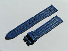Maurice Lacroix Band 18mm blue Shark Strap Hai 18/16  80/115  NOS I552