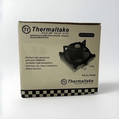 Thermaltake CL-P0444 For AmD Athlon 64*2/64 3PIN Socket Am2/939/754 AM3 FM1 FM2 - Image 1 of 4