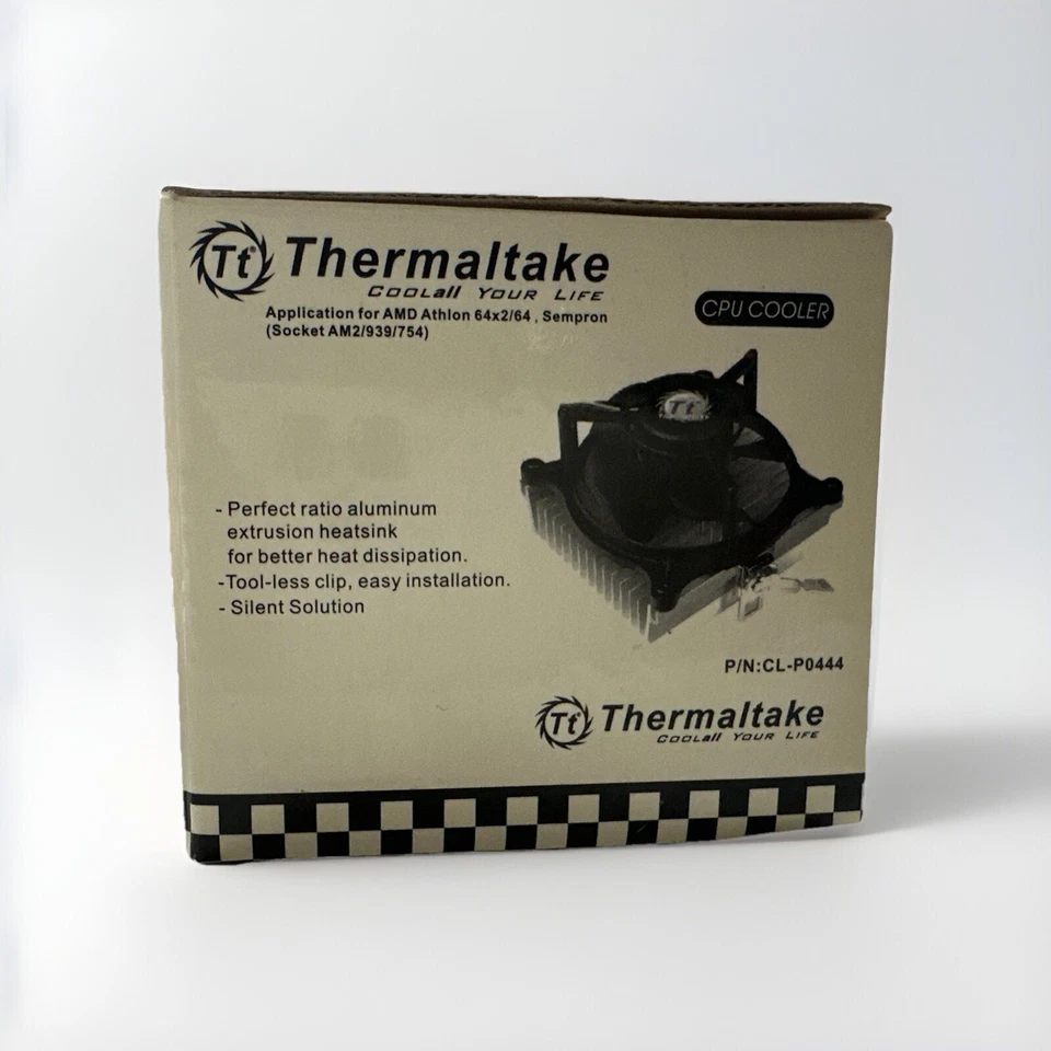 Thermaltake CL-P0444 For AmD Athlon 64*2/64 3PIN Socket Am2/939/754 AM3 FM1 FM2 - Image 1 of 4