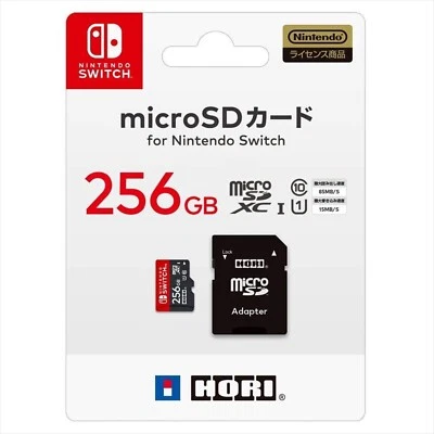 Nintendo Switch NSW-086 Micro SD Card 256GB Japan NEW - Image 1 of 2