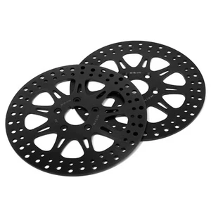 11,5" Bremsscheiben vorne hinten Scheiben für Harley Dyna FXDL FXDWG FXR FXRS 1987-1999 - Bild 1 von 11