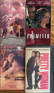 PRETTY WOMAN VHS 1990 RICHARD GERE JULIA ROBERTS 4 VHS Romance Bundle Palmettoš„ - Picture 1 of 2