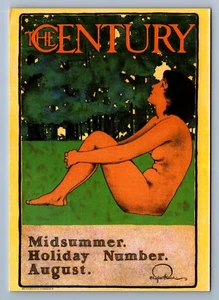 Postkarte Vintage Reproduktion Nachdruck Werbung Das Jahrhundert 4x6 - Bild 1 von 2