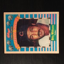 1991 KELLOGG'S Baseball Billy Williams Sportflics 9 of 15
