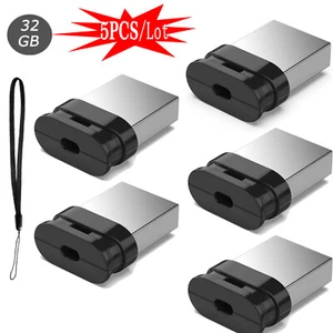 5x Mini 32GB USB Flash Drive File Data Thumb U Disk Memory Stick Pen For Laptop - Picture 1 of 15