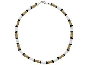 White Surfer Necklace Choker Pack, Genuine Puka Shell Necklace for Men & Women,  - Picture 1 of 53
