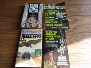 Roger Zelazny, Lot of 3 PBs, 1 Mag, "Roadmarks" NEW - Picture 1 of 10