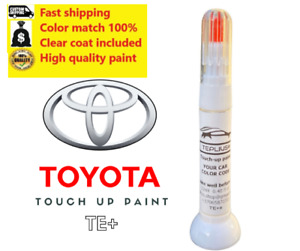 TOYOTA 040 SUPER (PURE) WHITE II Touch up paint pen with brush (SCRATCH REPAIR)