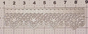 Herramienta troquelada de metal delgado universal San Valentín borde de encaje marcador flor boda - Imagen 1 de 2