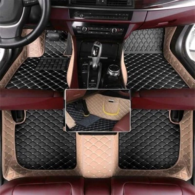 Fit Chrysler Car Floor Mats All Weather Front & Rear Carpets Custom Auto Mats Foto 1 de 4