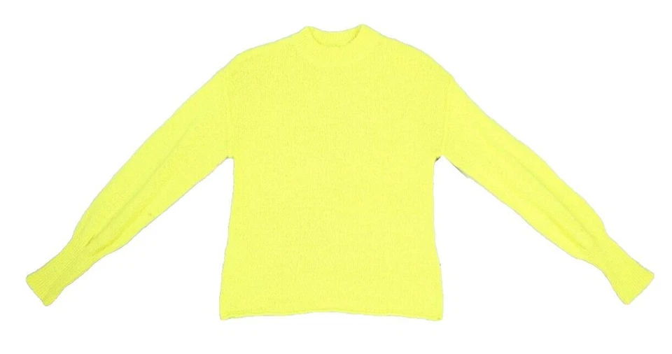 ABOUND Nordstrom Women's Size Medium Soft Bright Yellow Knit Sweater