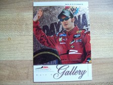 DALE EARNHARDT JR. 2004 PRESS PASS GALLERY G 4/8 NASCAR MILESTONES INSERT