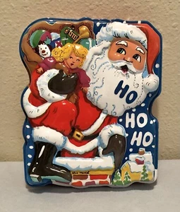 Contenitore sagomato Babbo Natale vintage Alice Marcel per regali biscotti - Foto 1 di 6