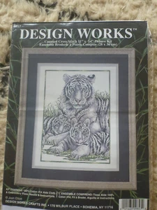Design Works Counted Cross Stitch Tigers - 9857 - 28 x 36 cm - Picture 1 of 1