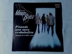 THE MOODY BLUES Steppin' in a slide zone 7" PR0M0 SPAIN MAI SUONATO UNPLAYED!!! - Picture 1 of 1