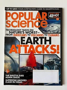 EARTH ATTACKS * HURRICANES VOLCANOES TSUNAMIS May 2005 POPULAR SCIENCE MAGAZINE - Imagen 1 de 2