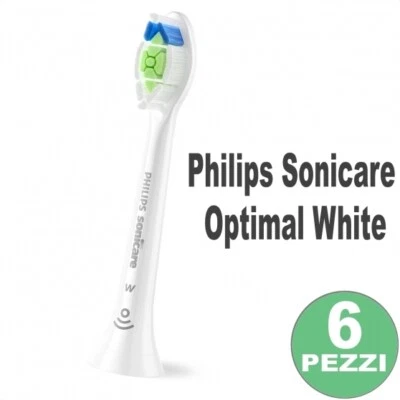 Testine di Ricambio Spazzolino Elettrico Philips HX6066/87 Sonicare Optimal Bian - Immagine 1 di 4