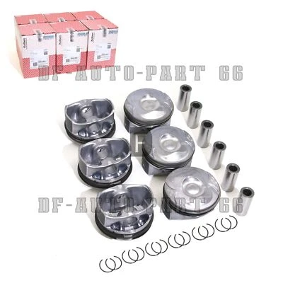 Juego de 6 pistones y anillos STD para Jaguar XF Land Rover Discovery 306 PS AJ126 3,0 L Foto 1 de 4