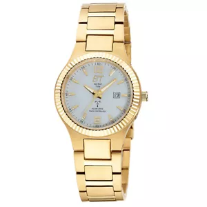 ETT Eco Tech Time Funk-Solar - Damenuhr ELT-11673-12M Everest Titan goldfarben - Bild 1 von 4