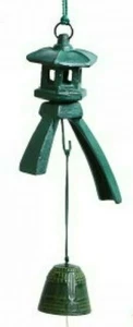 Japanese FURIN Wind Chime Kotoji Lantern Takaoka metalcraft/ Made in Japan - Picture 1 of 4