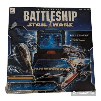 Battleship Star Wars 2002 Milton Bradley Electronic Missing 6 Pieces Tested - Image 1 of 4