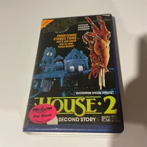 HOUSE 2 CLAMSHELL VHS PREMIERE VHS TAPE - Picture 1 of 7